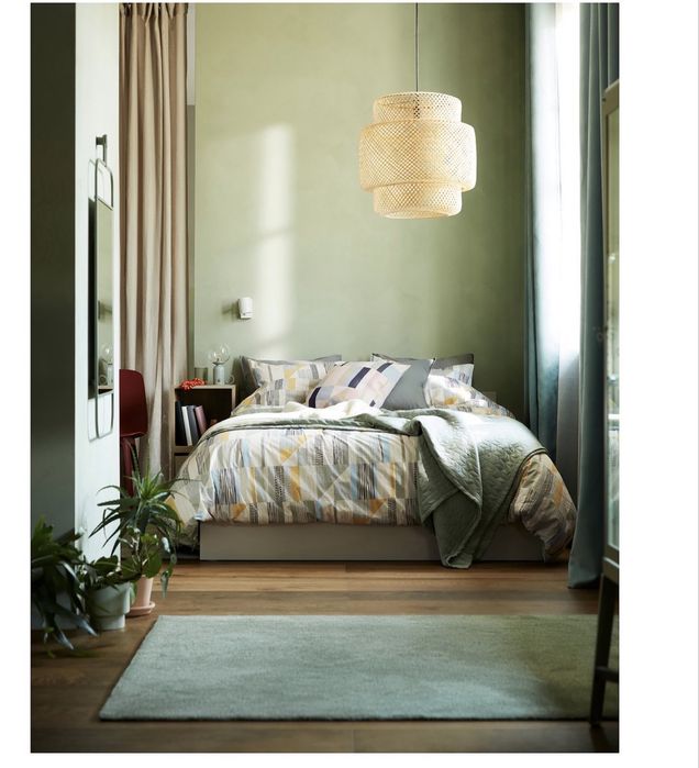 Candeeiro ikea de bambu