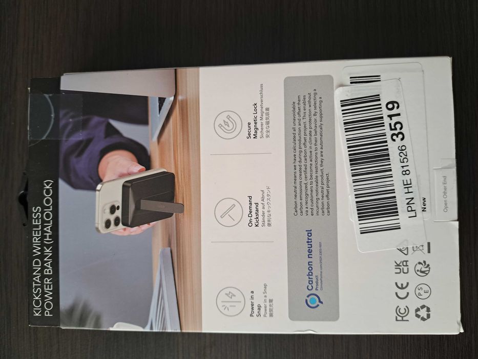 Magnetyczny bezprzewodowy Power Bank z podstawką ESR MagSafe 10000 mAh