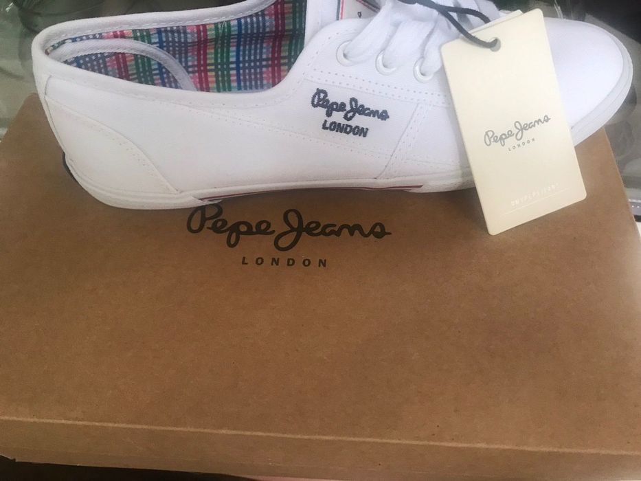 Жіночі мокасини pepe jeans білі нові 40 розмір