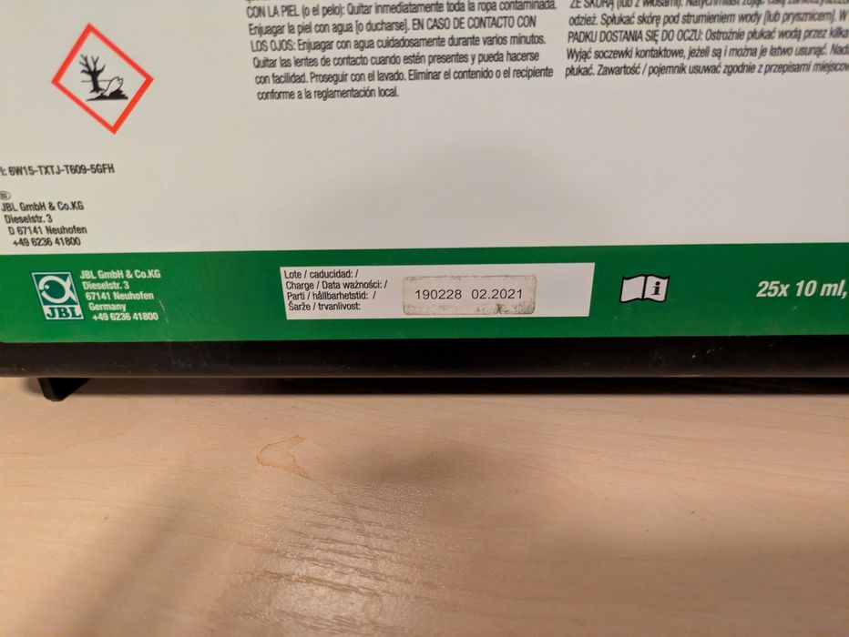 Zestaw odczynników do testu wody w akwarium AQUATEST. PRO