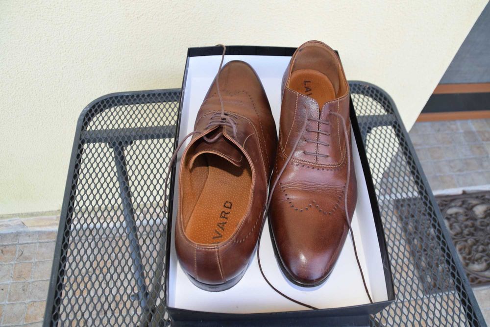 Sprzedam brązowe, skórzane buty męskie, Lavard, 42, Opole, opolskie