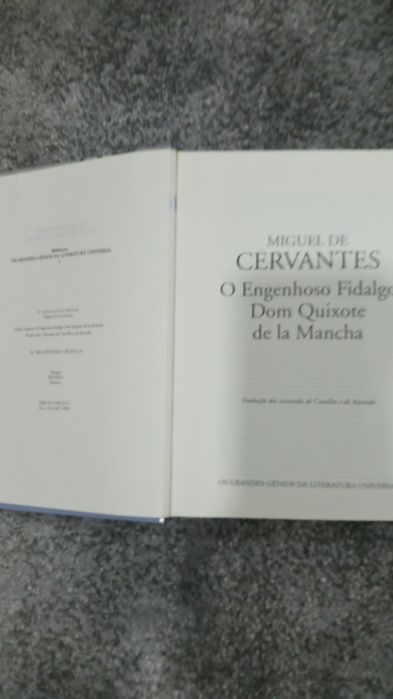 Livro de Miguel Cervantes