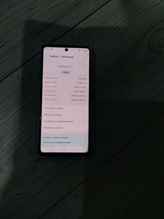 Sprzedam Samsung Galaxy A71