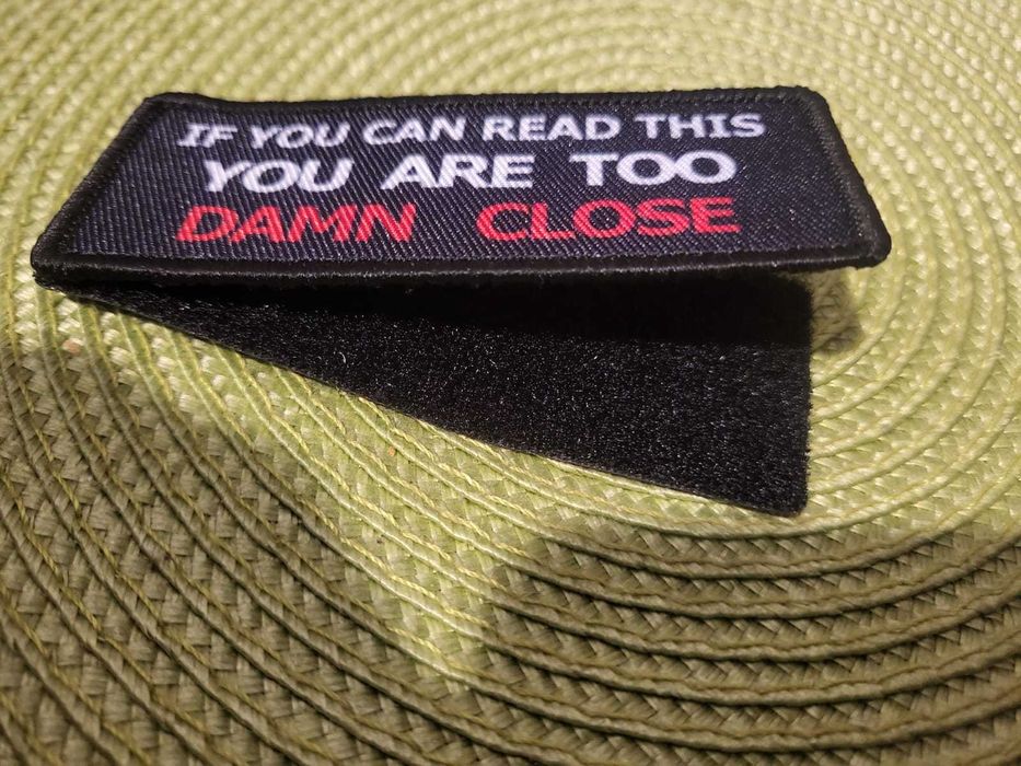 Naszywka IF YOU READ THIS, nowa.