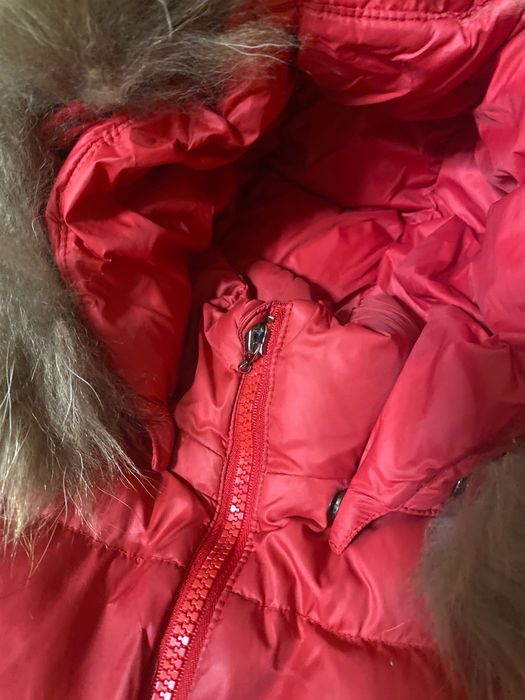 Зимовий комбінезон пуховик moncler оригінал для дівчинки