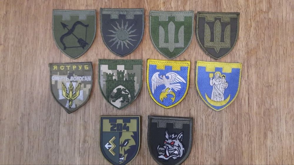 Ukrainskie naszywki sil terytorialnych