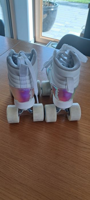 Wrotki dla dzieci Oxelo Quad 100 z hologramem rozm. 32