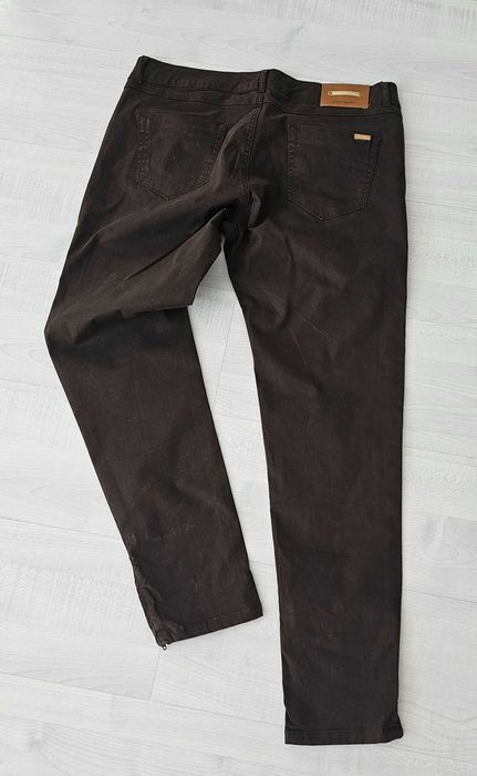 ZARA czekoladowe jeansy roz 42