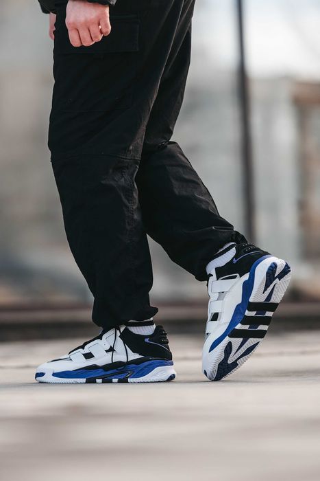Кросівки Adidas Niteball White/Purple premium