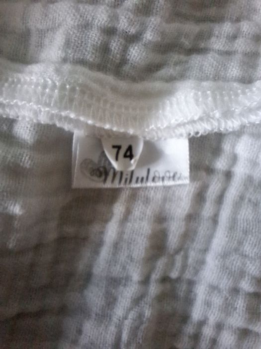 Sukienka do chrztu, sukieneczka na chrzest Milulove, komplet, zestaw