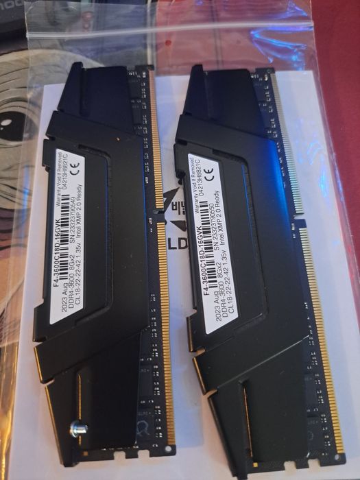 RAM 16gb e 8gb + Coolerbox