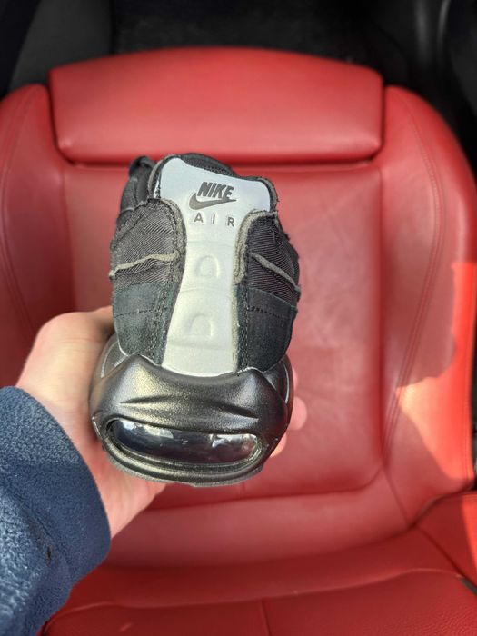 (ОПЛАТА ПІСЛЯ ОГЛЯДУ)Nike air max 95 x CDG Black Найк аір макс 95