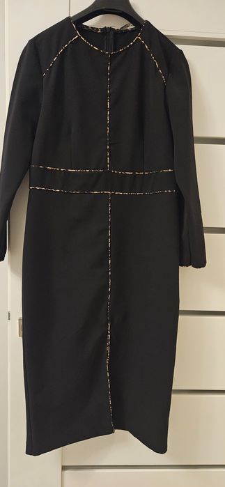 Suknia czarna  Zara L