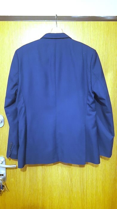 Jak nowy Garnitur Kubenz bruno zinger Granatowy 180cm 176/50/88 slim