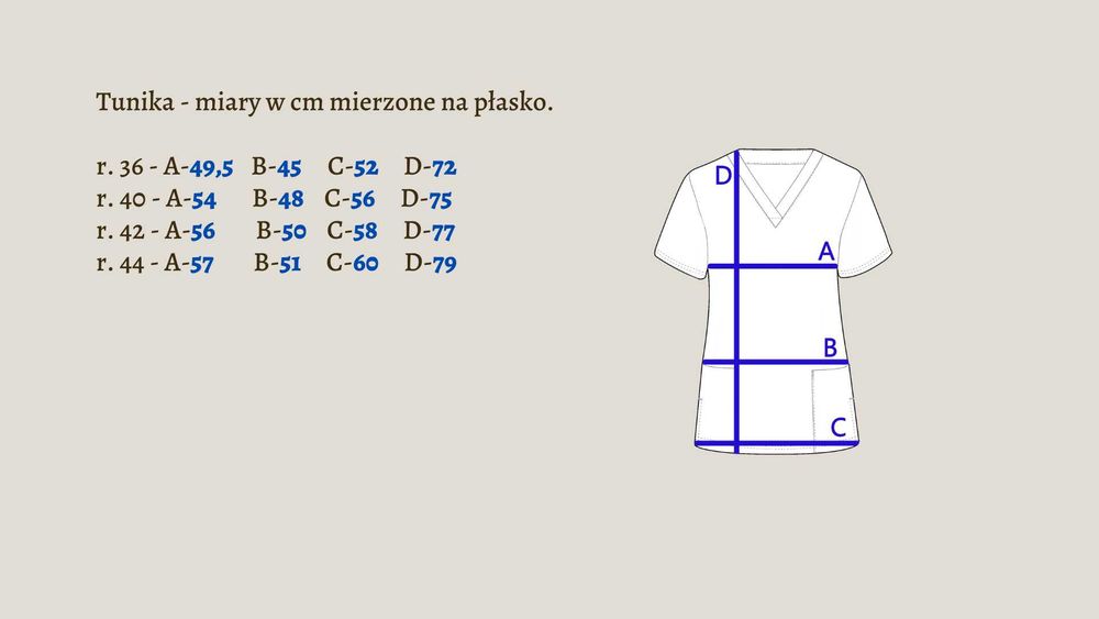 Uniform medyczny/kosmetyczny