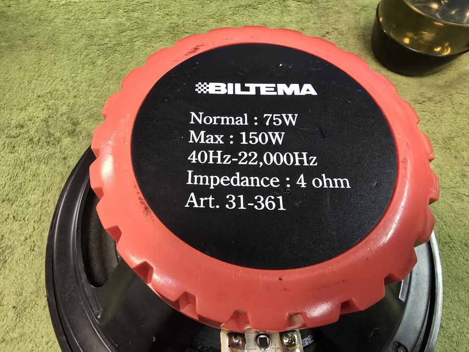 BILTEMA głośnik 75W, 4 Ohm, 21 cm.