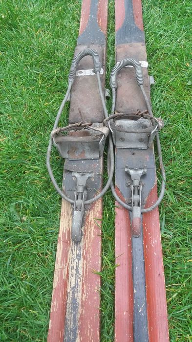 Przedwojenne  Narty - drewniane