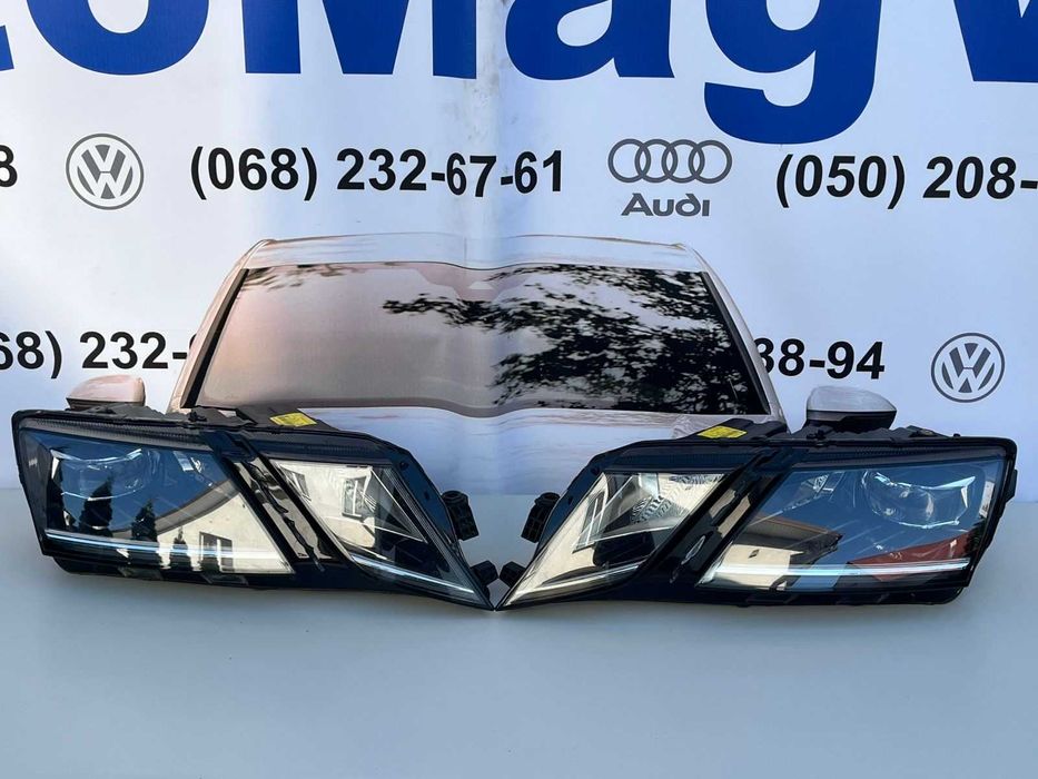 Фари Full LED шкода октавия a7 Skoda Octavia A7 5E1941015E 5E1941016E