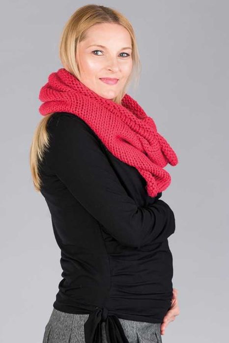 38 M Bluzka ciążowa Daphne Black do karmienia