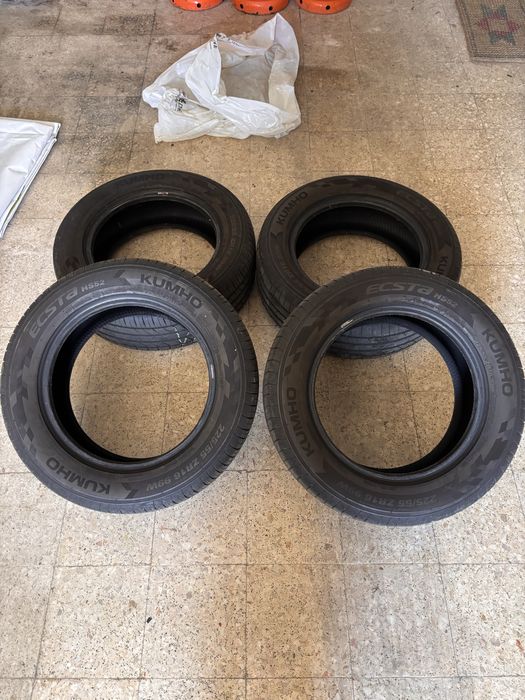 4 pneus semi novos kumho