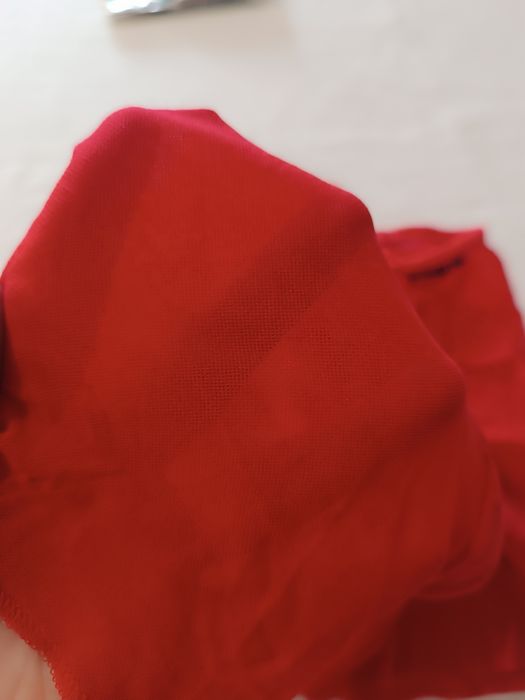 Boxer Vermelho Transparente. Homem. Tamanho S - M