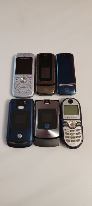 Kolekcjonerskie telefony Motorola zestaw