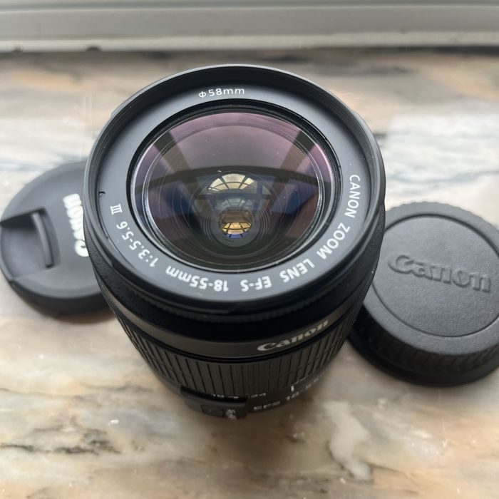 Canon EF-S 18-55mm III (ler descrição)