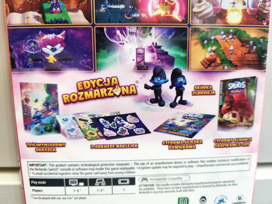 Smerfy - Smerfne Marzenia Edycja Rozmarzona PL NINTENDO SWITCH w folii