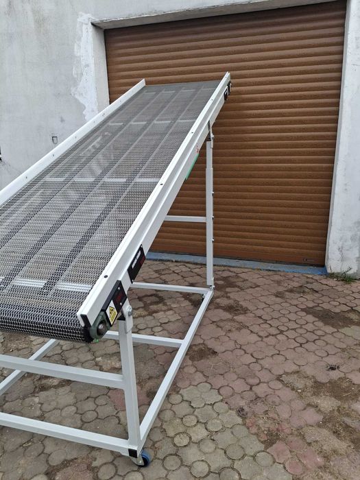 Przenośnik Taśmowy  z taśmą siatkową