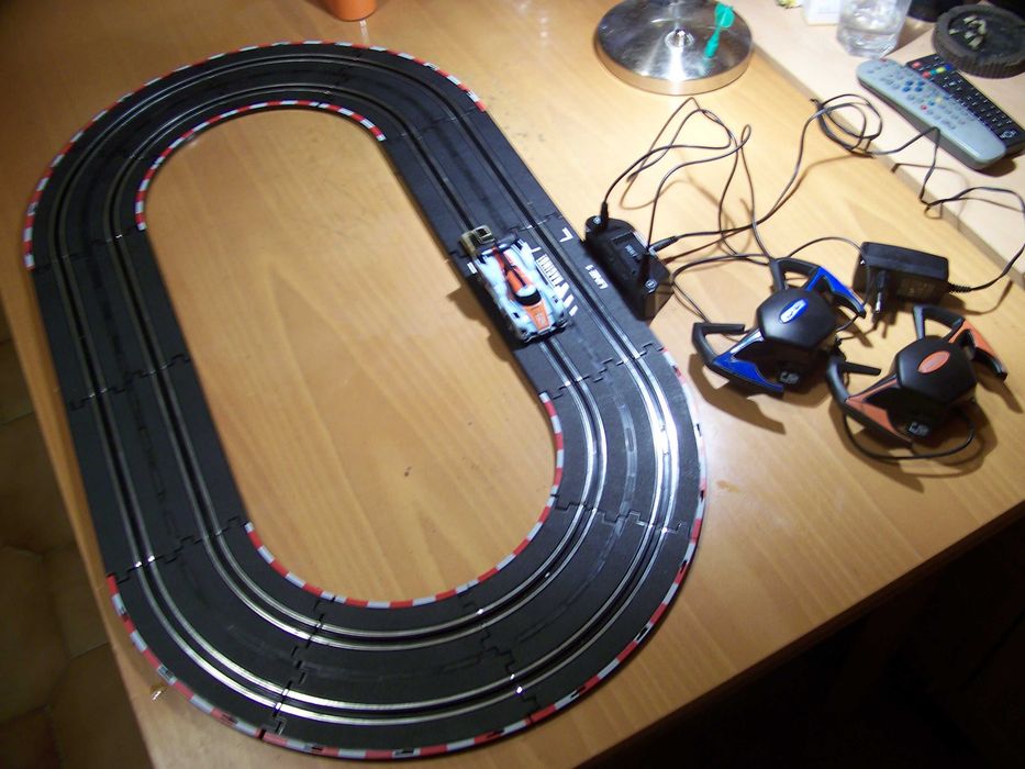 pista de carrinhos grande com loopings - 3 em 1