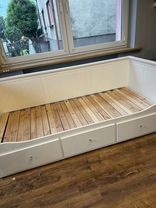 Łóżko hemnes IKEA+dwa materace