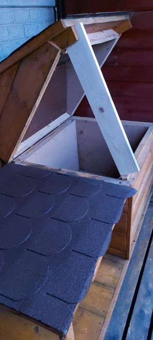 Duza ,otwierana i ocieplona ,buda dla psa