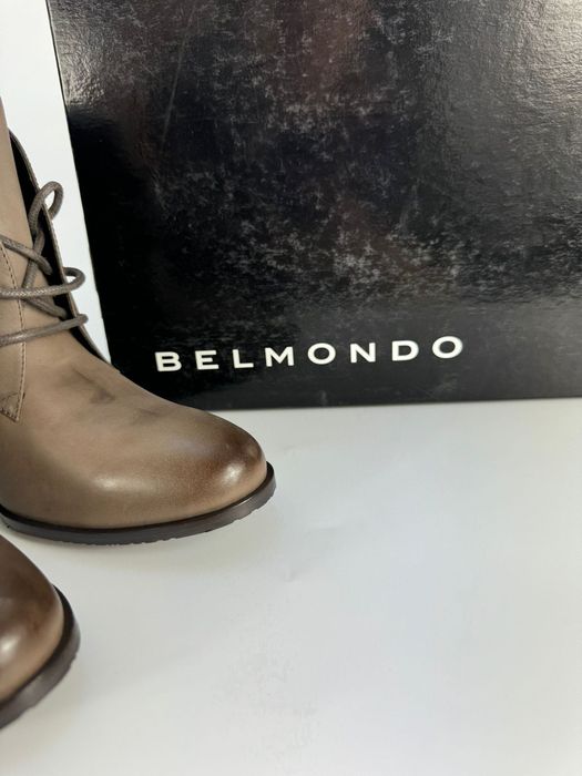 Nowe botki wiązane na obcasa BELMONDO  41