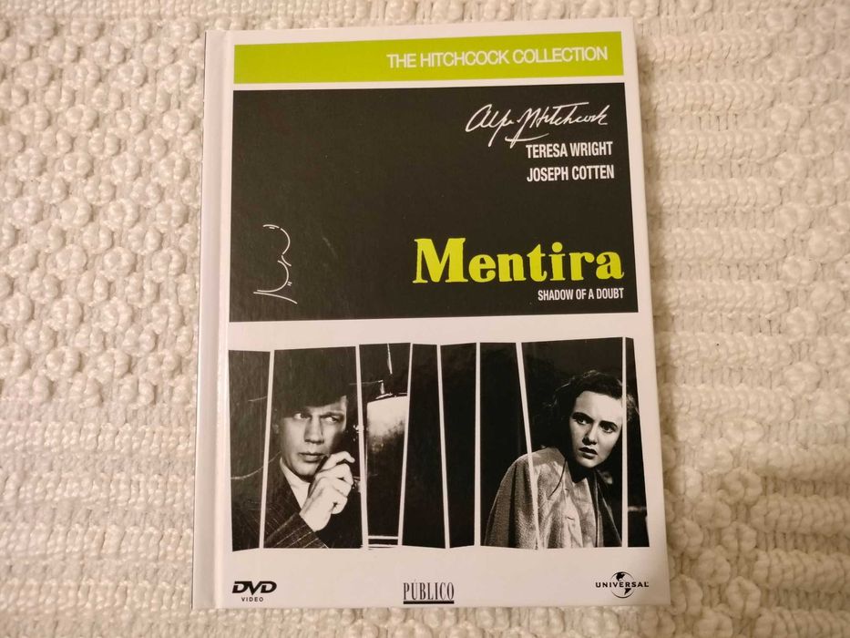 Conjunto 5 DVD`s ( com livros ) de filmes de Hitchcock,  como novos