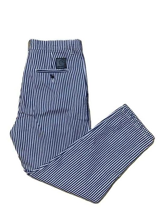 Брюки/чинос/штаны carhartt w/relaxed-tapered в полоску
