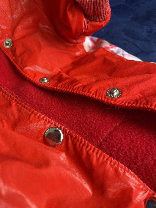 Комбінезон для собаки кота куртка квіти на флісі весняна