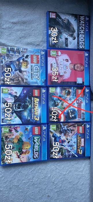 Do sprzedania gry na ps4