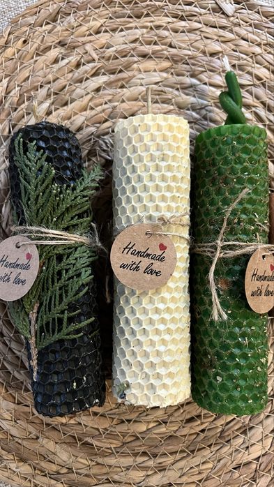 Програмна свічка з натуральноі вощини