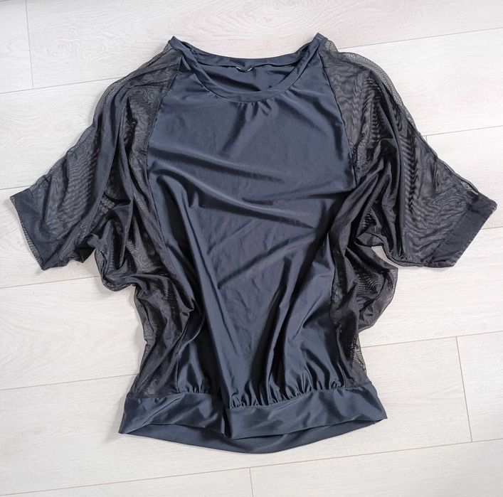 Czarna bluzka oversize plussize stan idealny