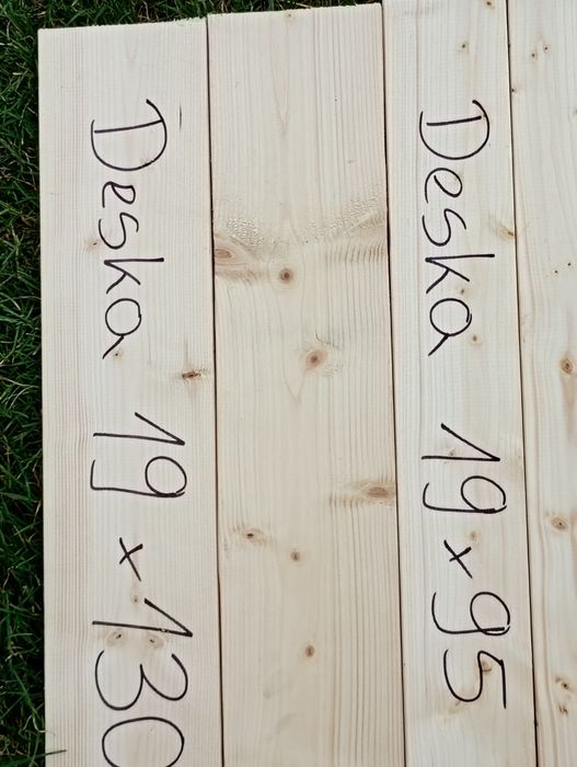 Deski tarasowe sosnowe  deska płaska  deska elewacyjna