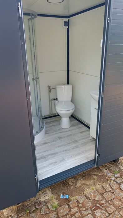 Łazienka ogrodowa WC prysznic