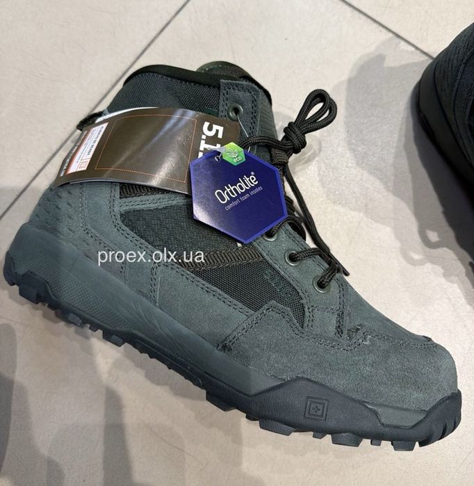 Тактические ботинки 5.11 Tactical A/T 8” Olive | Военные берцы 5.11 TacDry Cordura для ВСУ, НГУ