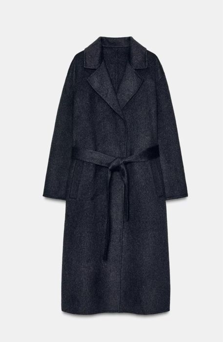 Вовняне пальто zara
