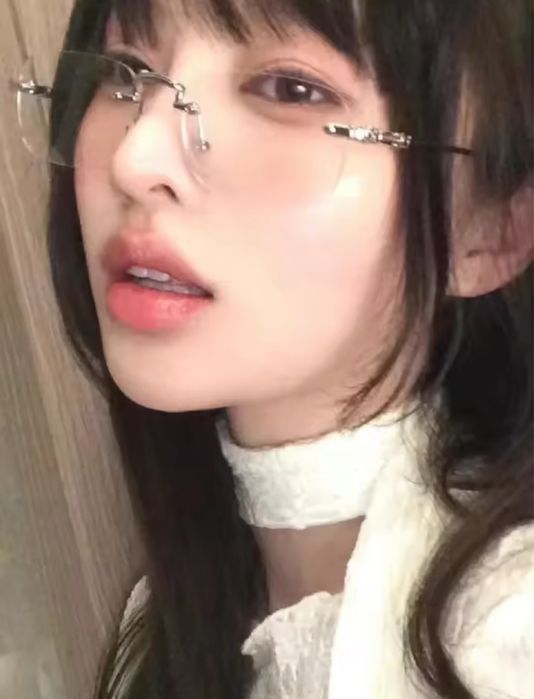 Квадратні безоправні окуляри з захистом від синього світла, сріблясті