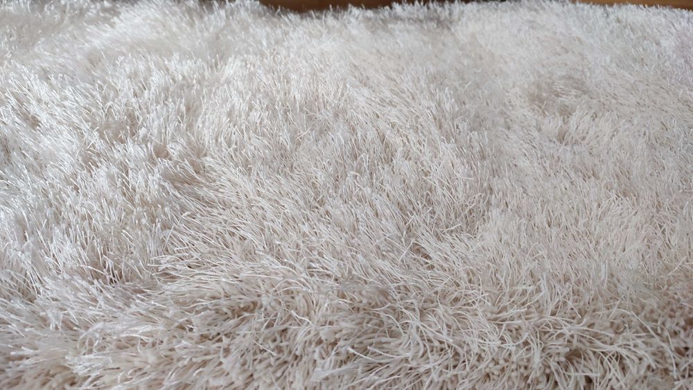 Nowy dywan Shaggy kremowy ecru beżowy puchaty