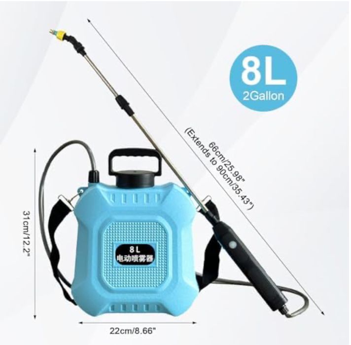 Aolawco Elektryczny opryskiwacz do roślin 8L