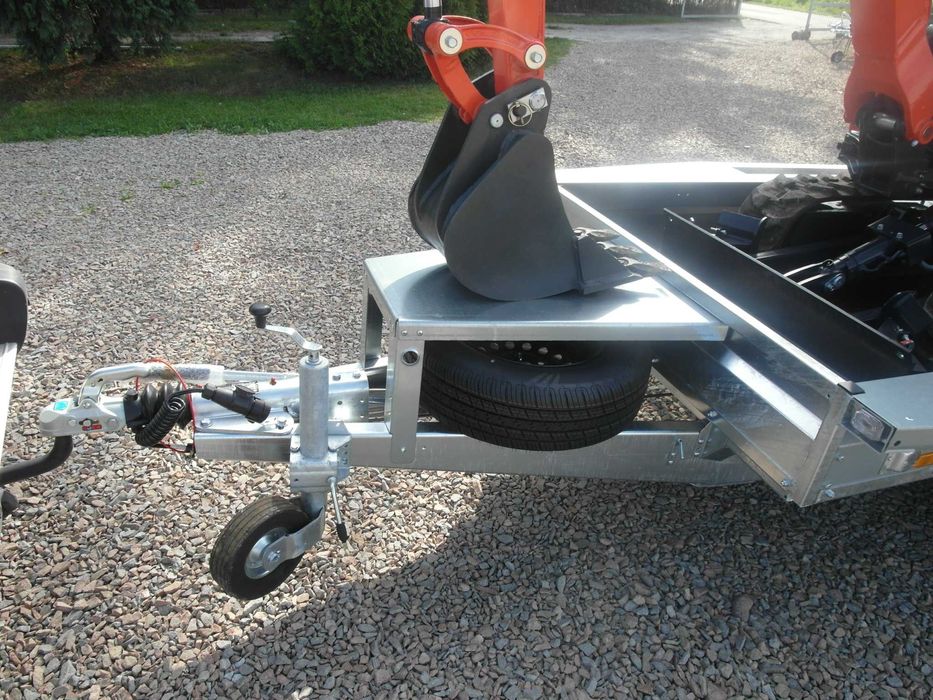 Brenderup MT2600 przyczepa laweta pod minikoparkę walec DMC 2600 kg