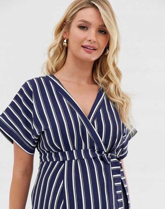Sukienka ciążowa w paski 46 Maternity