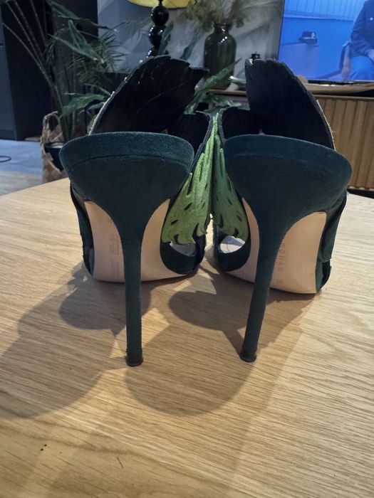 Klapki ZARA rozmiar 38 skóra