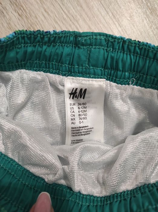 Kąpielówki spodenki kąpielowe H&M hm 74 80